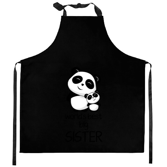 worlds best big sister Kitchen Aprons