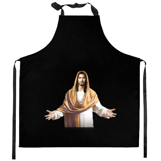 Jesus Christ Kitchen Aprons