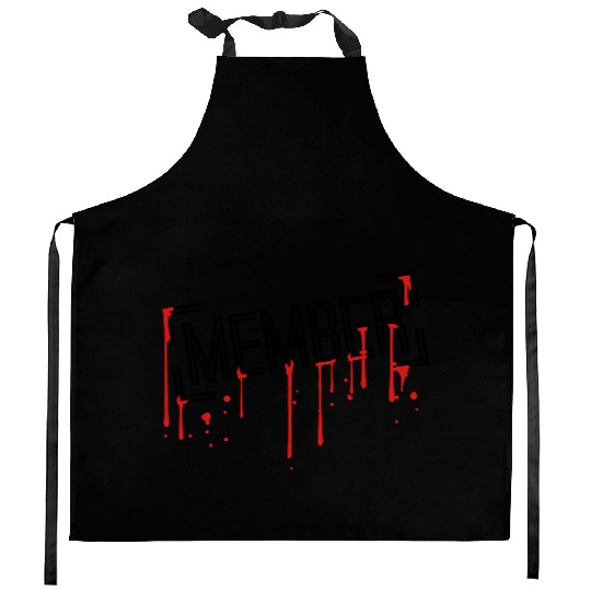 blood drop graffiti community stamp team crew frie Kitchen Aprons