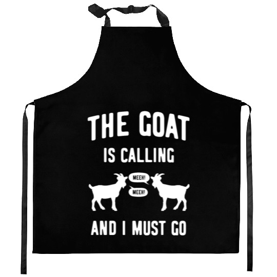 Goat Goats Farmer Calling Kitchen Aprons