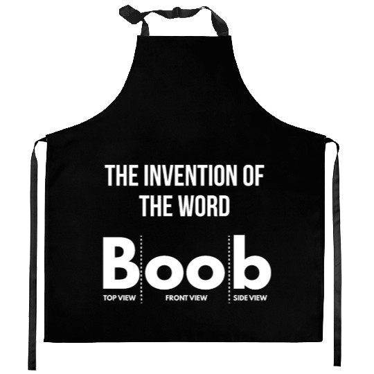 boobs boobies tits joke laugh funny sayings quote Kitchen Aprons
