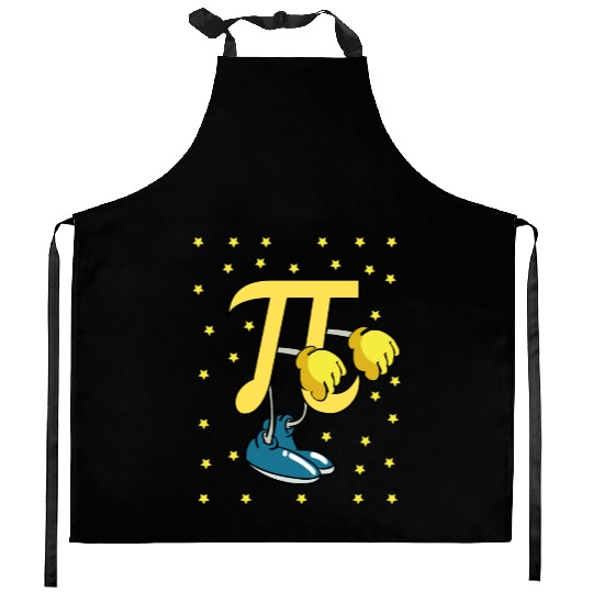 Pi Flossing Funny Pi Day Kitchen Aprons