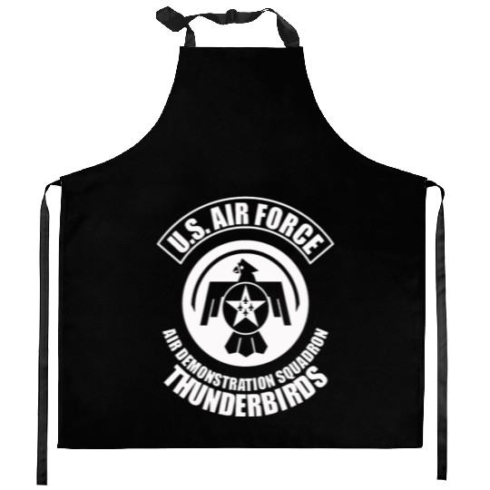 us air force thunderbirds Kitchen Aprons