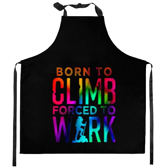 Mountaineering climbing Kitchen Aprons