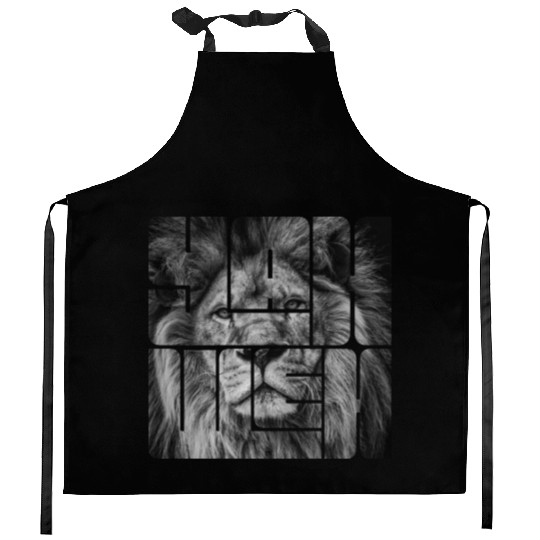 Yahweh (YHWH) Lion Kitchen Aprons