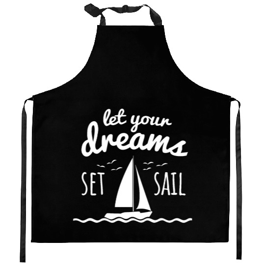 Sailing Boat Sailbook Sailing Sailor Kitchen Aprons