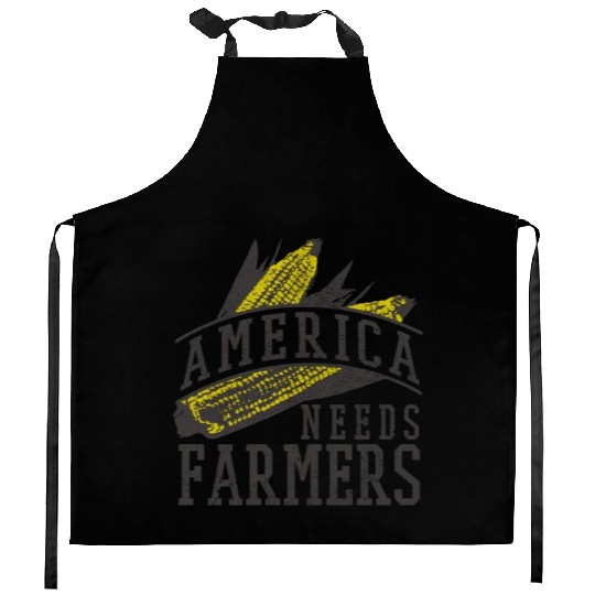 America Needs Farmers Kitchen Aprons