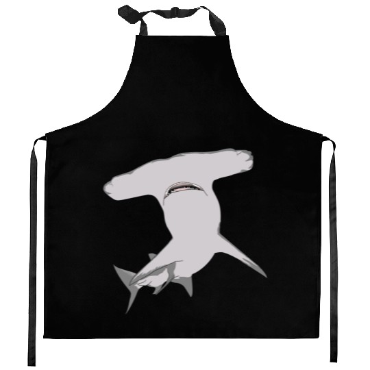 Hammerhead Shark 2 Kitchen Aprons