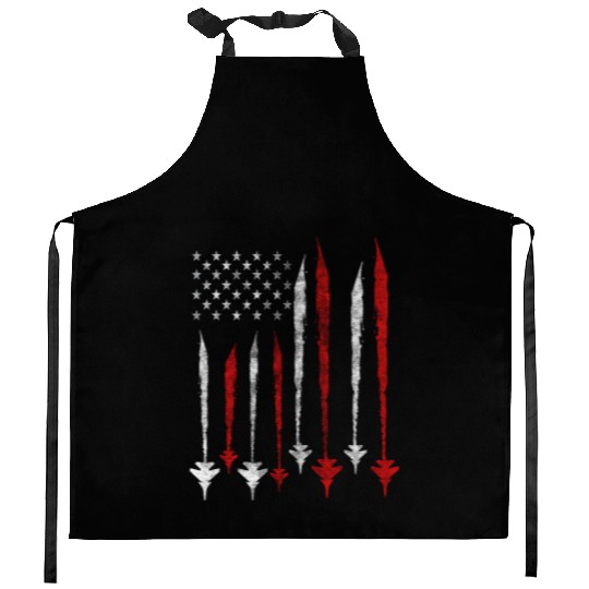 US F35 Fighter Jet Aviation USA Gift Kitchen Aprons