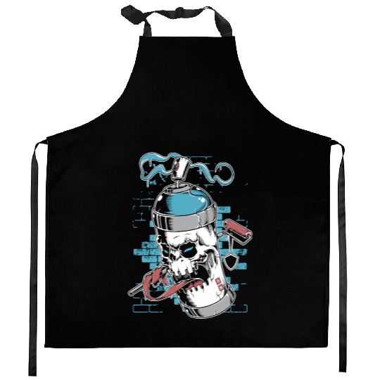 Graffiti Cartoon Kitchen Aprons