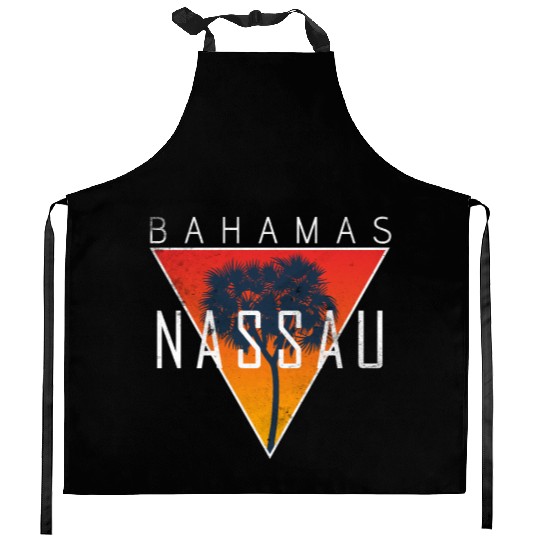 Bahamas Nassau Palms Holiday Kitchen Aprons