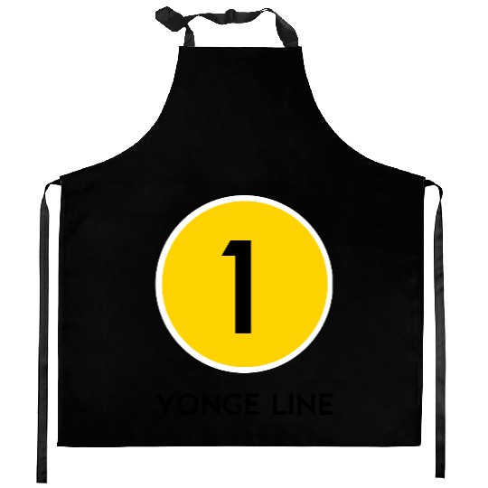 Yonge Street Subway Line Kitchen Aprons