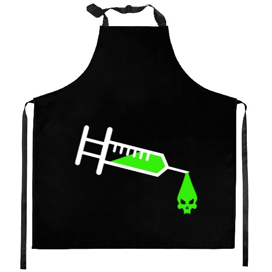 Poison Vaccination Autism Measles Anti Vaccinat Kitchen Aprons