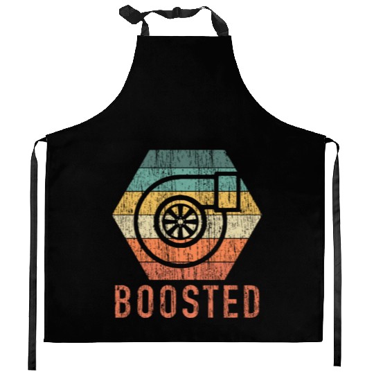 Turbo Car Boosted Kitchen Aprons