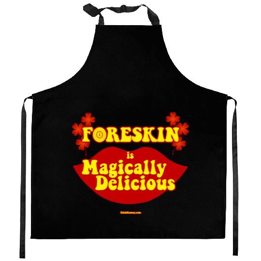"Magically Delicious" by Trish Causey Kitchen Aprons