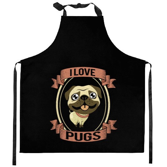 Pug Kitchen Aprons