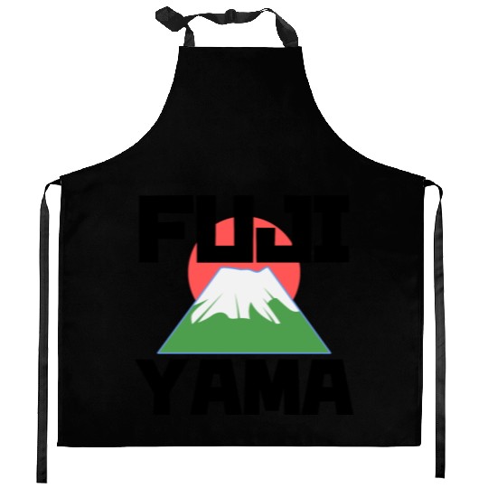 Mount Fuji Fujiyama Volcano Japan Kitchen Aprons