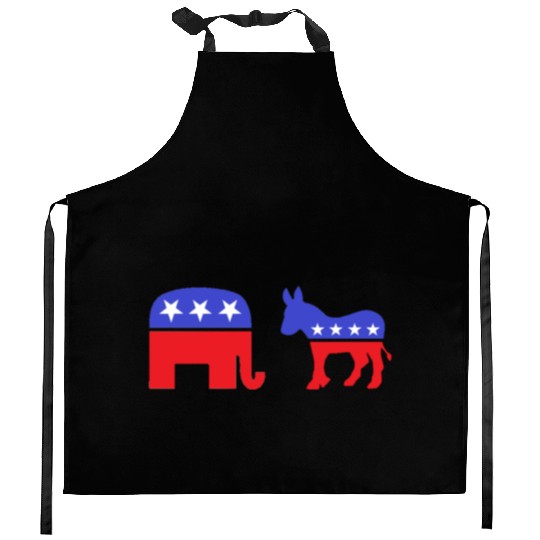 Democrat Republican Kitchen Aprons