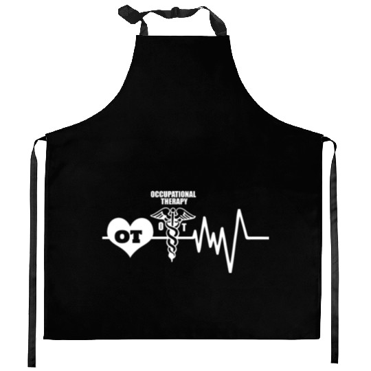 Occupational Therapy Heartbeat Kitchen Aprons