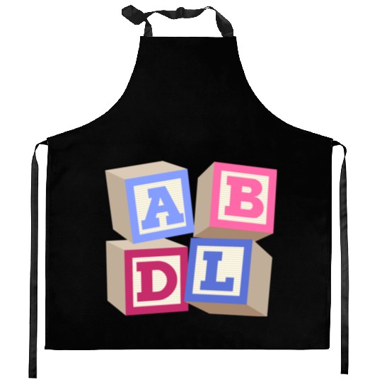 AB DL ageplay ABDL adult baby diaper baby Kitchen Aprons