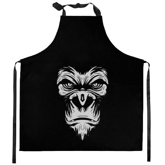 Monkey Gorilla Kitchen Aprons