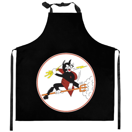 Fighter Squadron 191 (VF-191) Satan's Kittens Kitchen Aprons