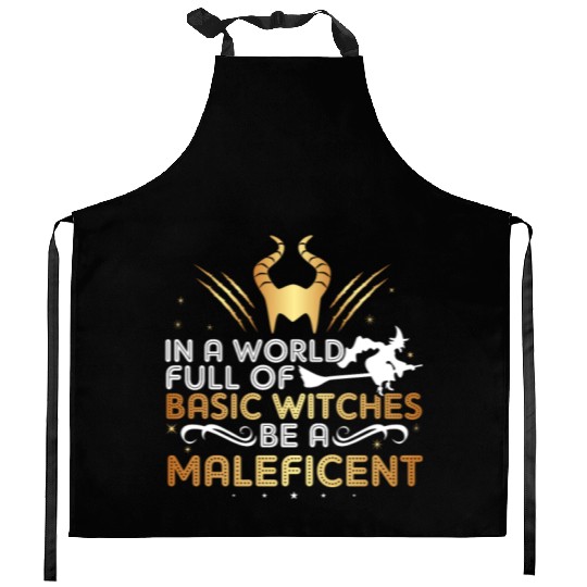 Halloween Scary Costume Witches be a Maleficent Kitchen Aprons