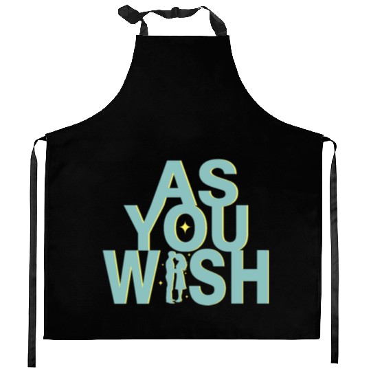 Princess Bride As you Wish Kitchen Aprons