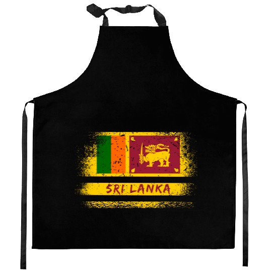 Sri Lanka Vintage Flagge / Colombo Kitchen Aprons