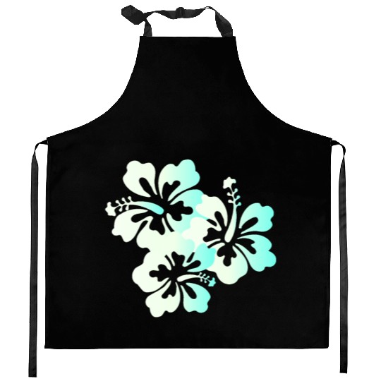Hawaii Honolulu Boarder Surfer Tiki Summer Vacatio Kitchen Aprons