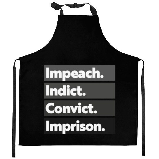 Trump Impeach, Anti Trump Protest Kitchen Aprons