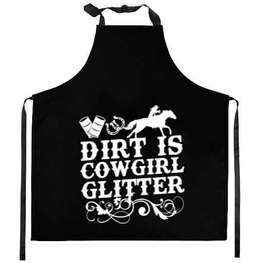 Barrel Race Horse Racer Gift I Barrel Racing Show Kitchen Aprons