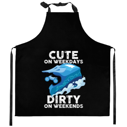 ATV Quad Extreme Sport Bike Racing Dirt Rider Kitchen Aprons