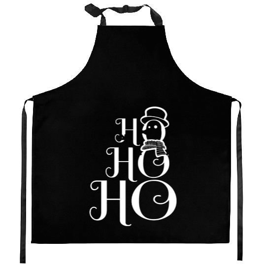 HO HO HO SNOWMAN Kitchen Aprons