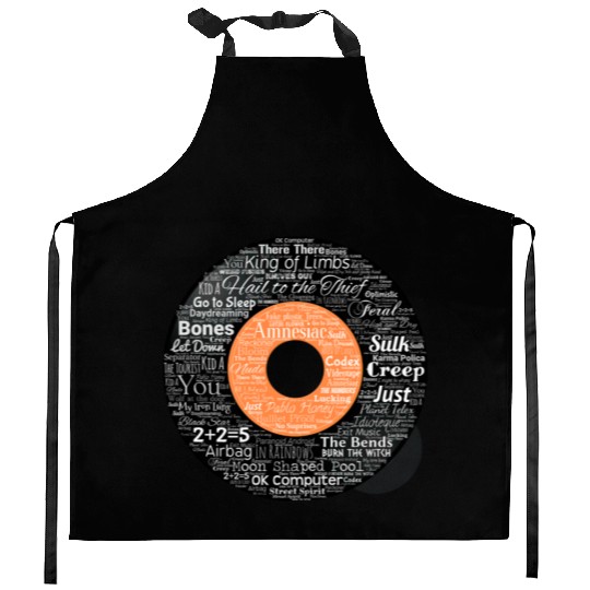 Radiohead Albums and Songs Kitchen Aprons