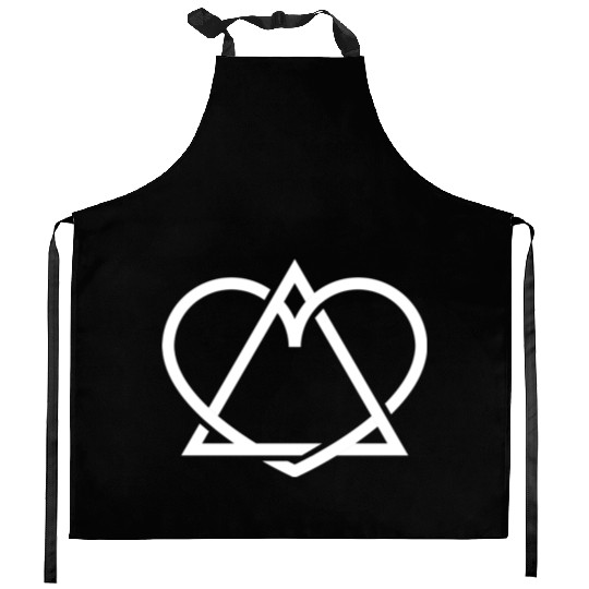 Adoption child adoption icon icon heart triangle Kitchen Aprons
