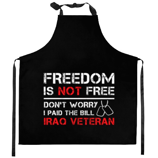 Veterans OIF OEF US Military Iraqi Freedom Gifts Kitchen Aprons