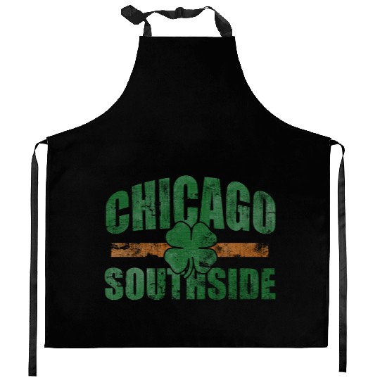 Chicago South Side Irish St Patricks Day Kitchen Aprons
