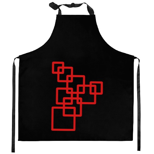 Icon pattern abstraction Kitchen Aprons