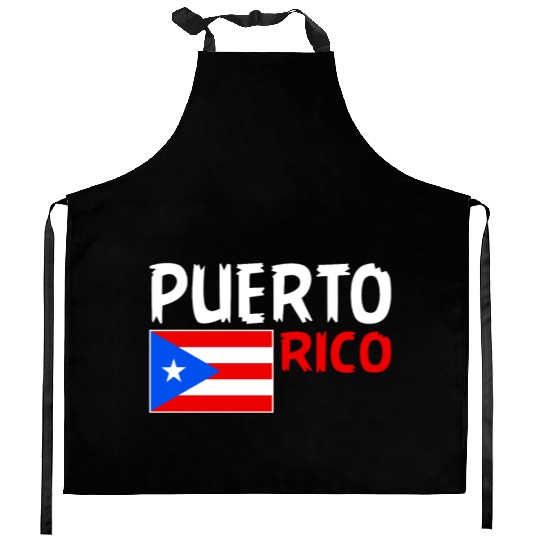 Puerto Rico Roots, Puerto Rican Flag, Puerto Rico Kitchen Aprons