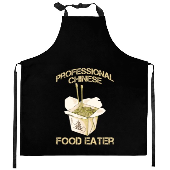 Professional Chinese Food Eater Asian Noodle Lover Kitchen Aprons