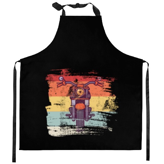 Motorcycle gift for Biker Kitchen Aprons