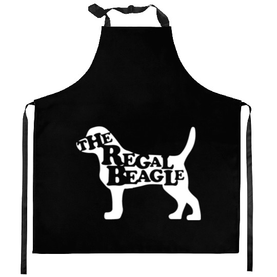 the beagle Kitchen Aprons