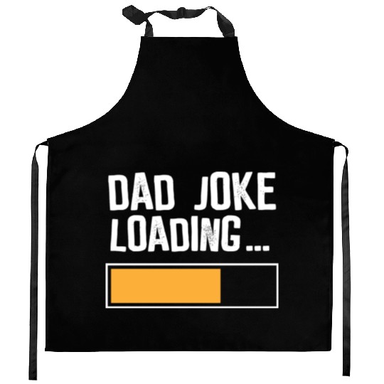 Dad Joke Loading Kitchen Aprons