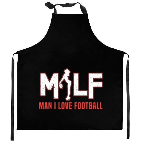 MILF - Man I Love Football Kitchen Aprons