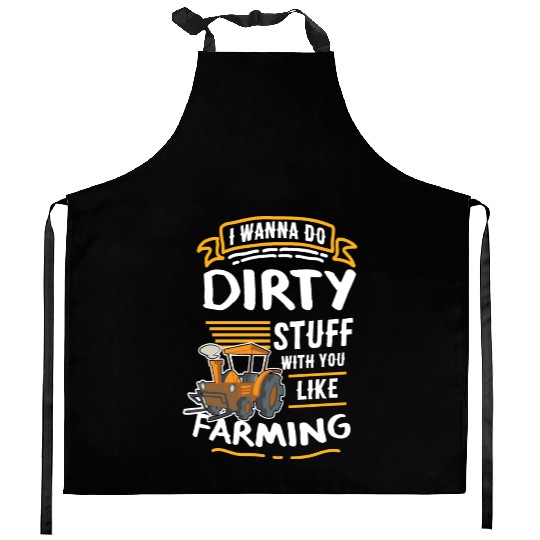 Farming Farm Dirty Stuff Farmer Kitchen Aprons