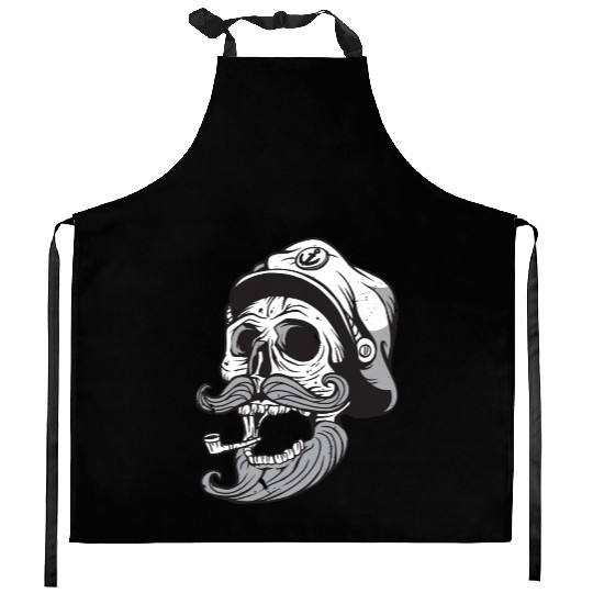 Sailor Skull Kitchen Aprons