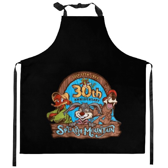 splash mountain Kitchen Aprons