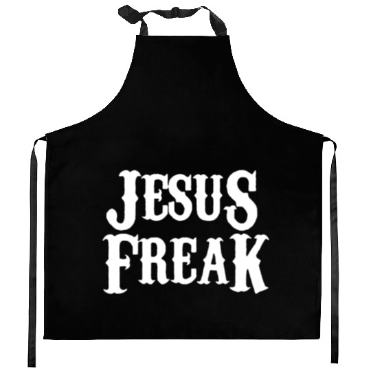 Jesus freak Kitchen Aprons