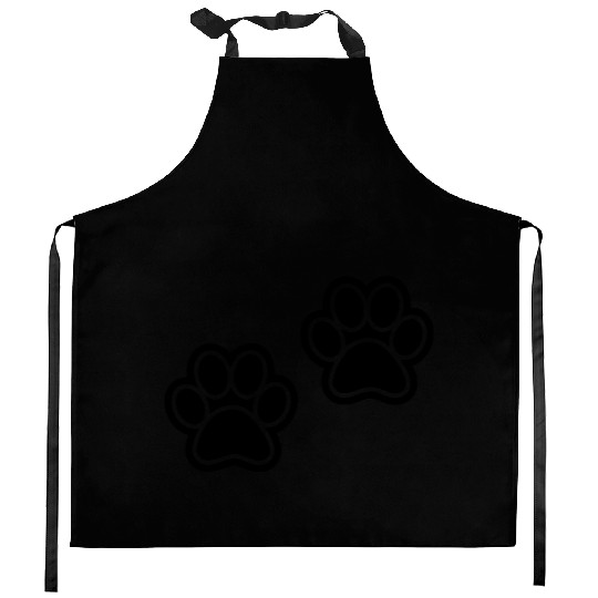 Paw Prints Kitchen Aprons